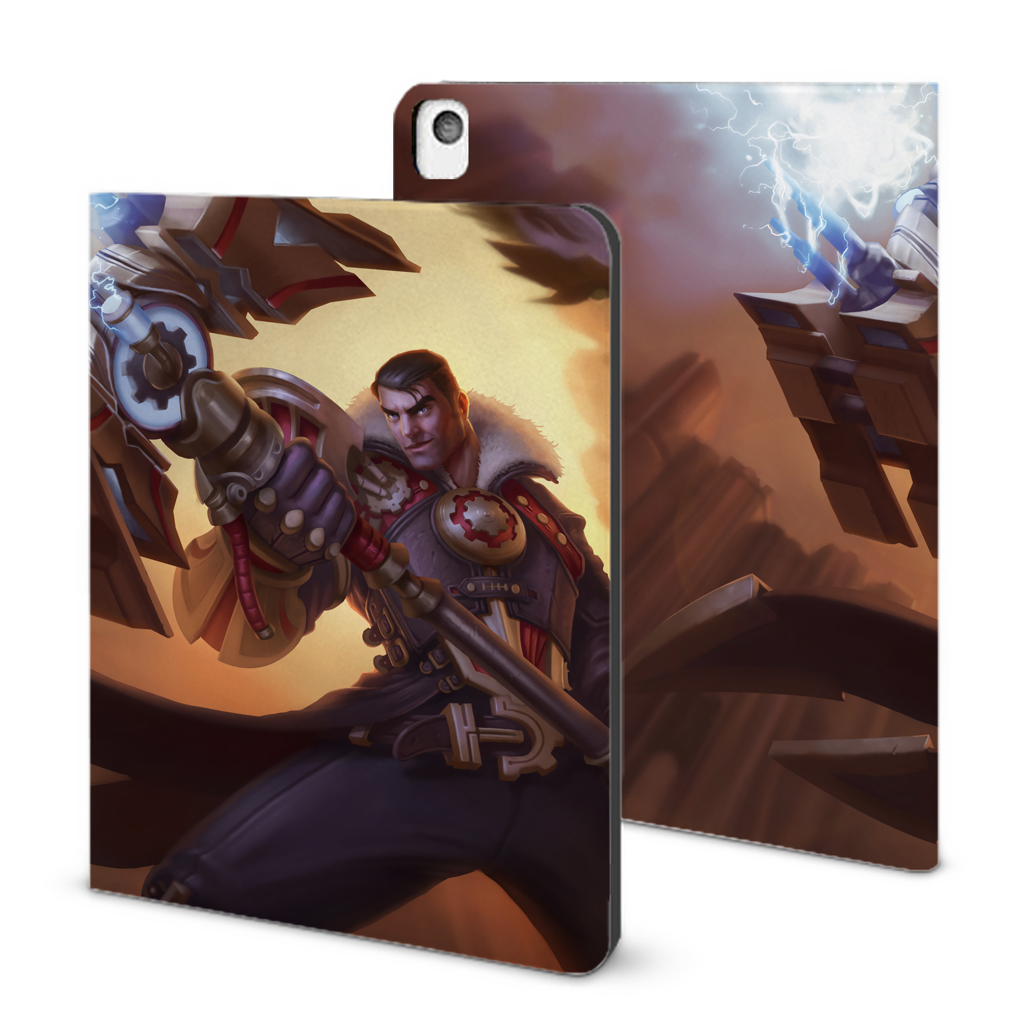 （画像用） リーグ・オブ・レジェンド League of Legends LOL IPadケース ペンホルダー付き ブックスタイルデザイン